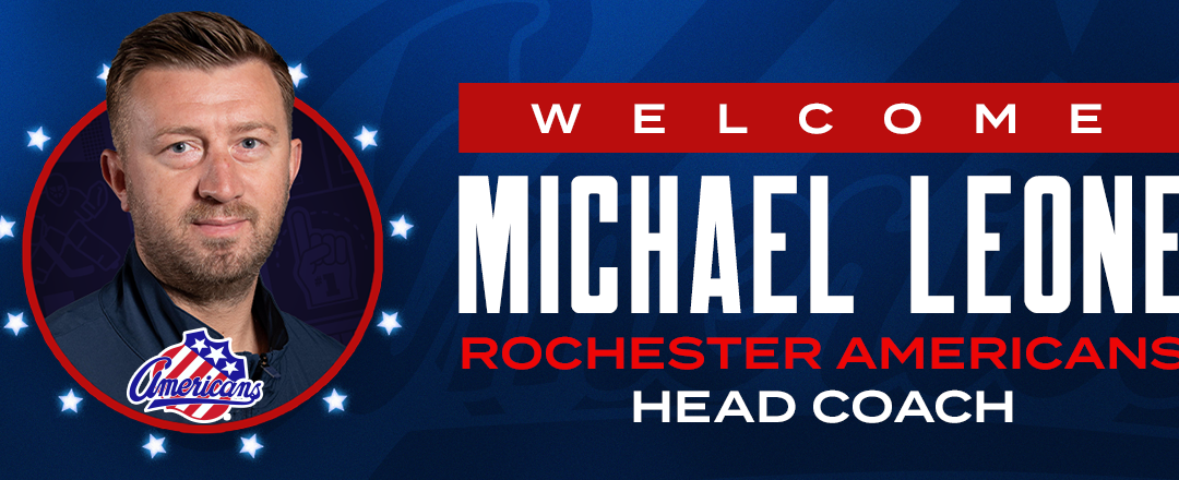 Michel Leone named Head Coach of the Rochester Americans