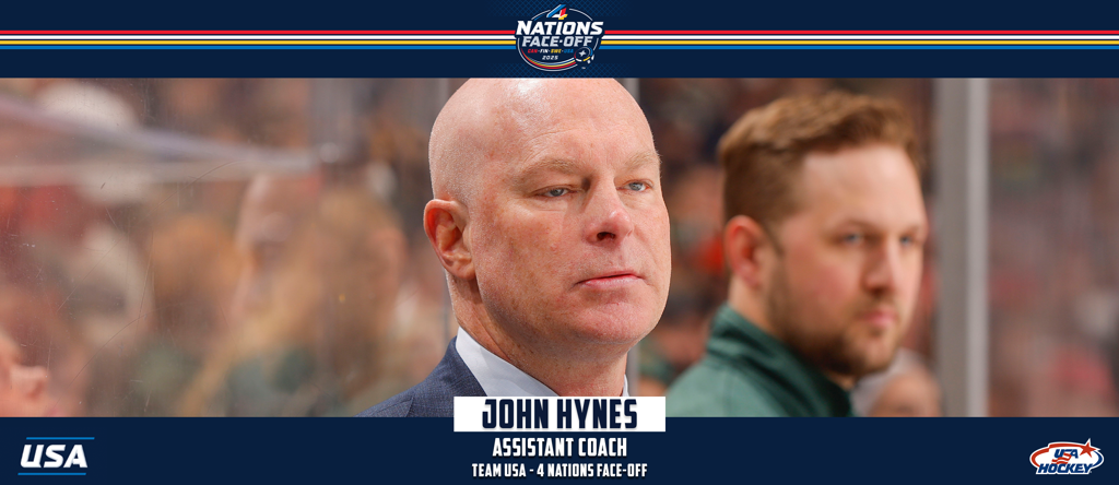 John Hynes Named Assistant Coach for 4 Nations Face-Off