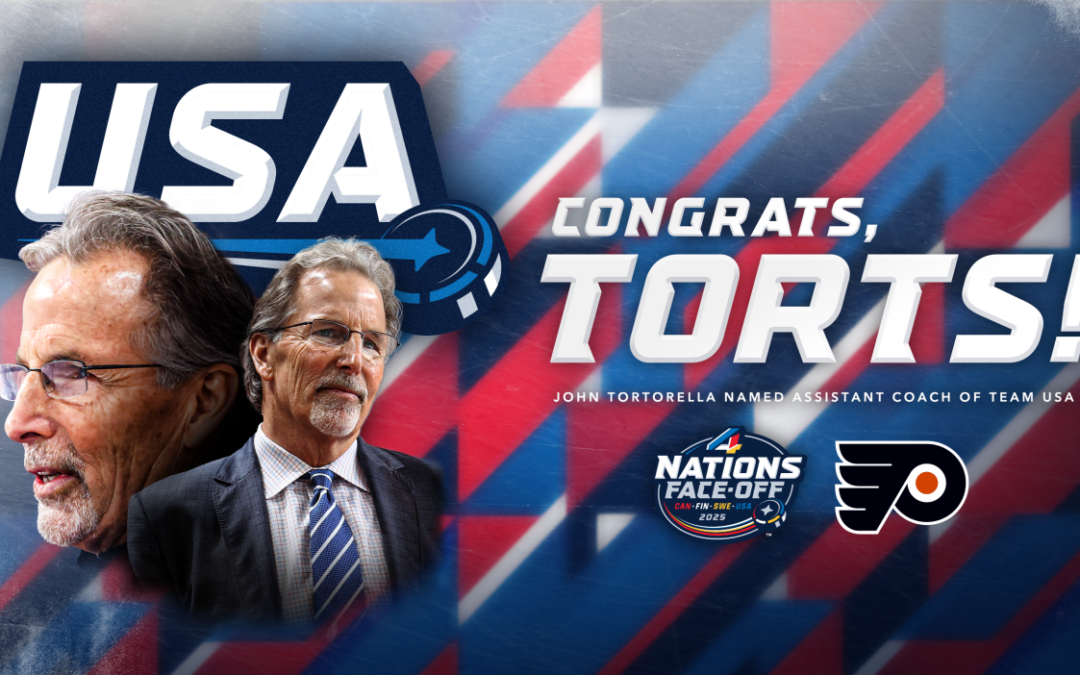 John Tortorella Named Assistant Coach for Team USA at 4 Nations Face Off