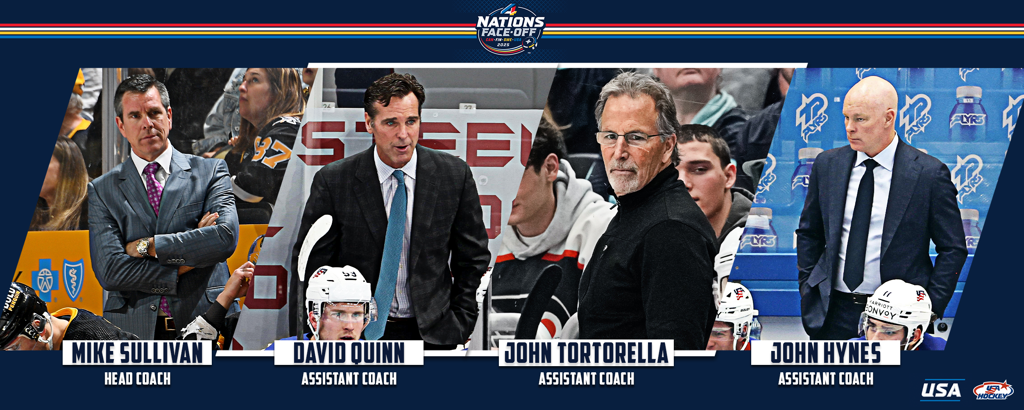 Tortorella, Quinn Added to Coaching Staff for 4 Nations Face-Off