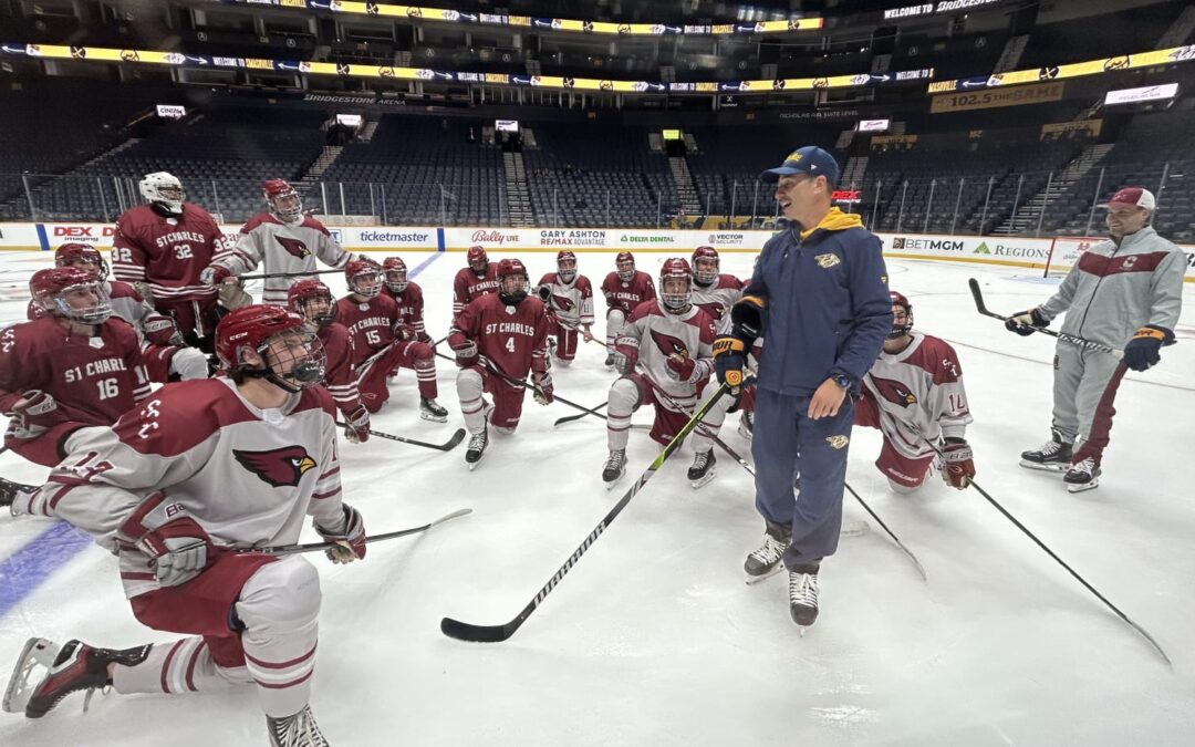 MacKenzie, Preds Provide Unique Experience for Visiting High School Team