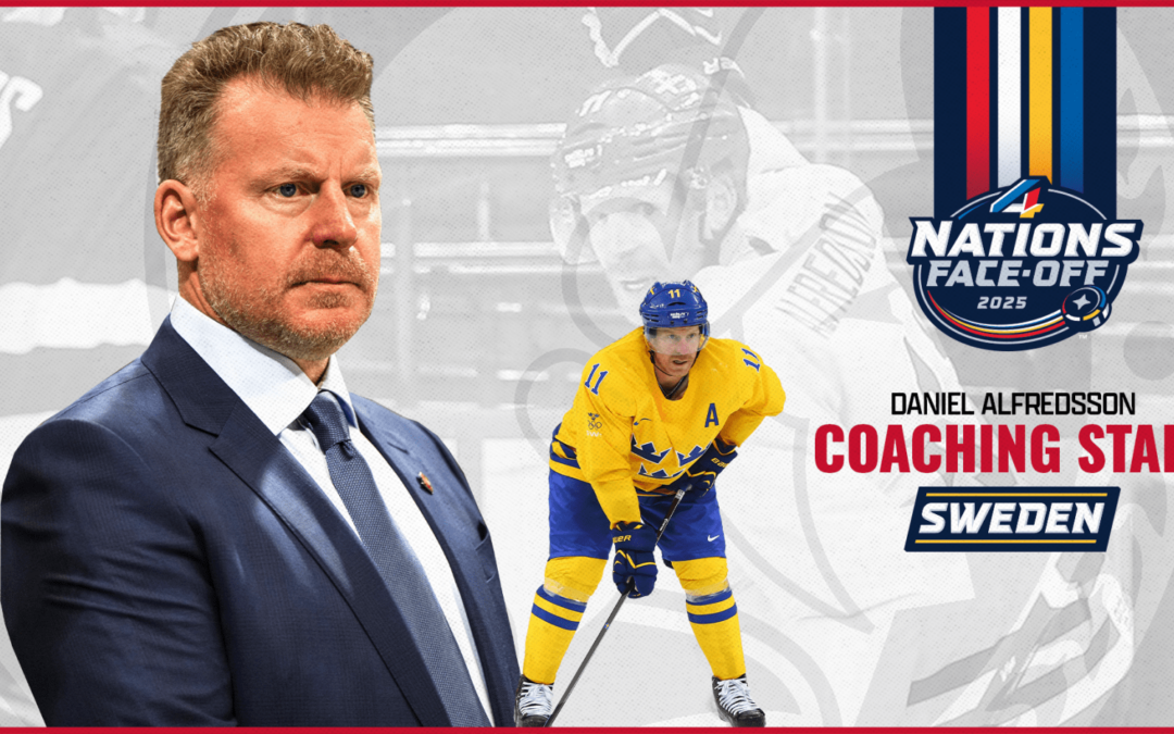 Daniel Alfredsson named assistant coach of Swedish Men’s National Team for 4 Nations Face-Off