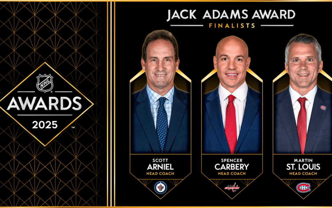 Arniel, Carbery, St. Louis named Jack Adams Award finalists