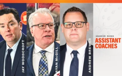 Ducks Name Woodcroft, McGill and Brewer Assistant Coaches