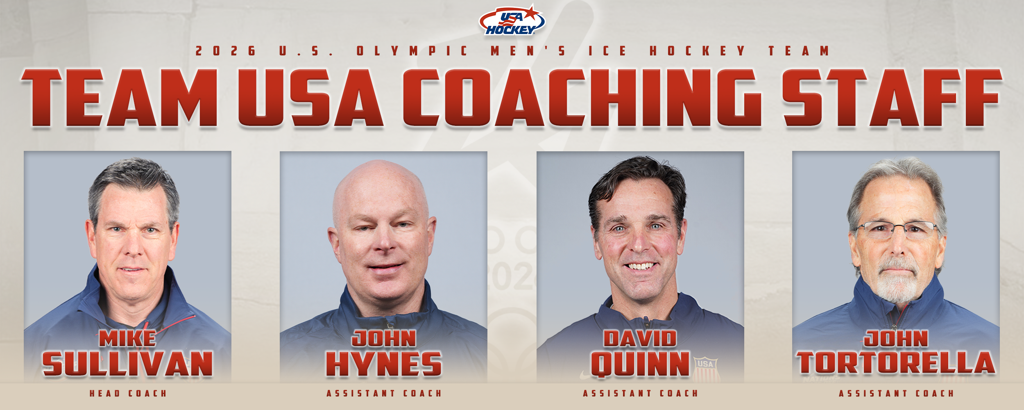 USA Hockey Announces Staff for 2026 Men’s Olympic Team