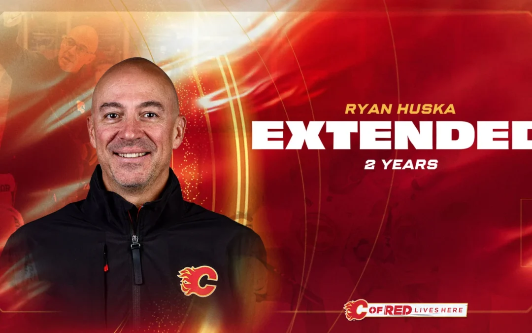 Flames Extend Head Coach Ryan Huska