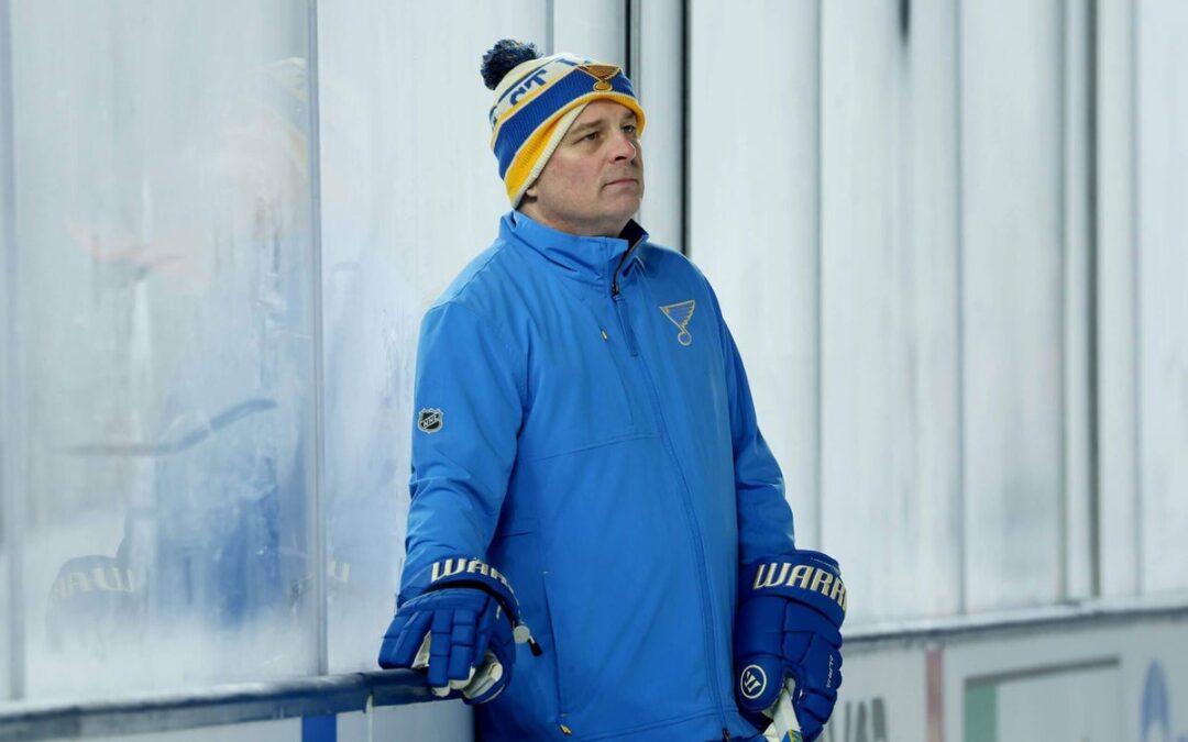 Inside Blues practice: How coach Jim Montgomery, players prepare after hard losses