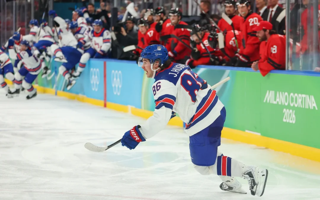 Jack Hughes scores in OT, Team USA wins Olympic gold medal game against Canada