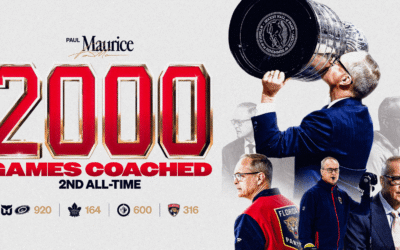 Florida Panthers Head Coach Paul Maurice Coaches 2,000th NHL Game