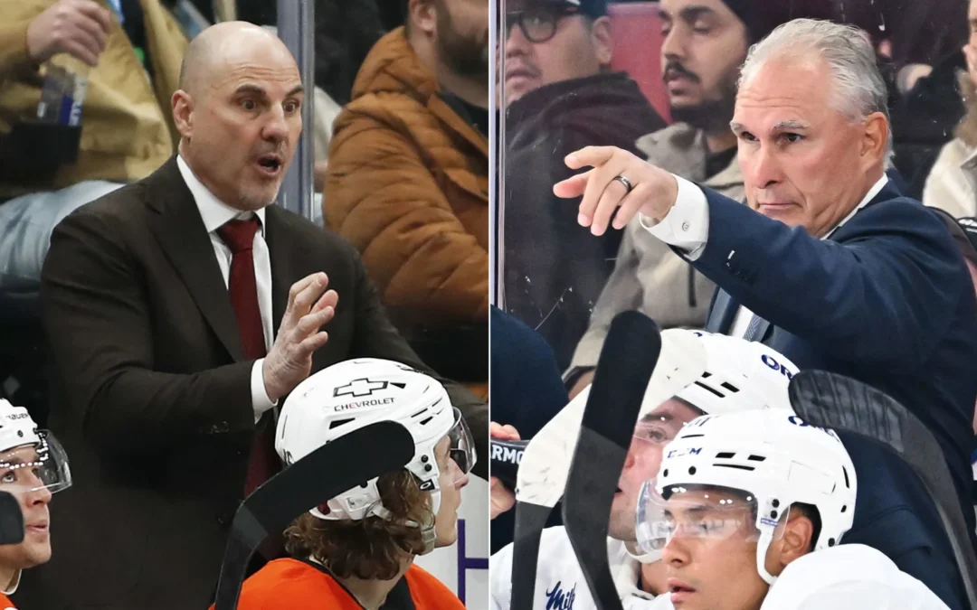 Tocchet, Berube put friendship on hold with Flyers, Maple Leafs at crossroads