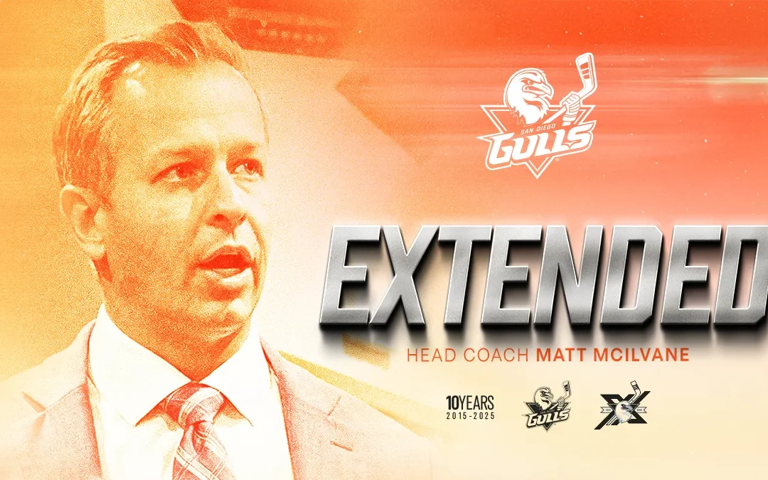 Anaheim Ducks Extend Contract of Gulls Head Coach Matt McIlvane