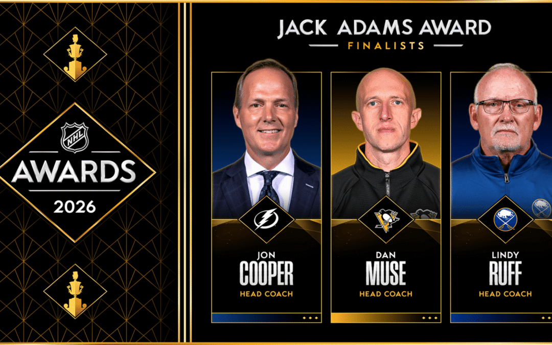Cooper, Muse, Ruff named Jack Adams Award finalists