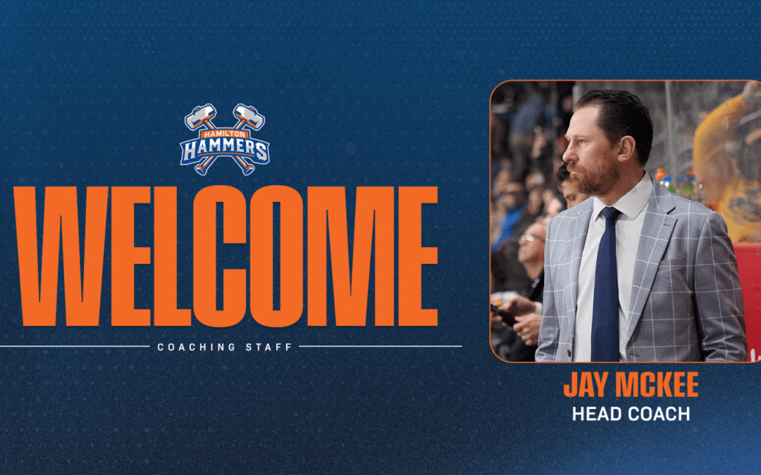 Jay McKee Named Hamilton Hammers Head Coach