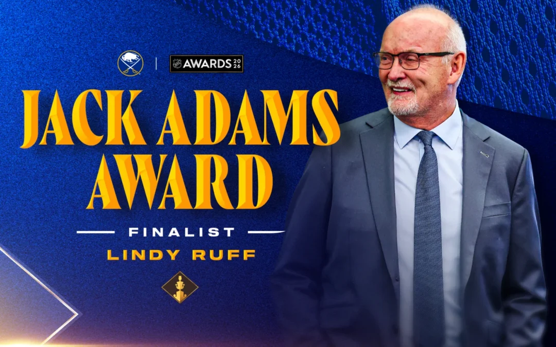Lindy Ruff named finalist for Jack Adams Award