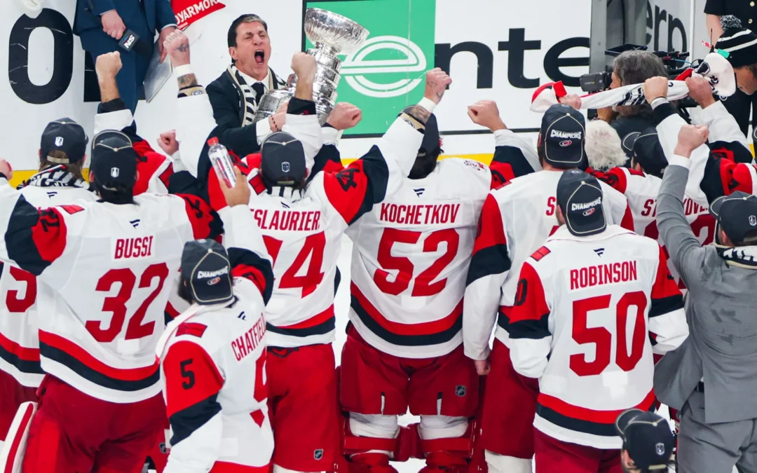 Brind’Amour, Hurricanes savor breakthrough Cup win after 20-year wait