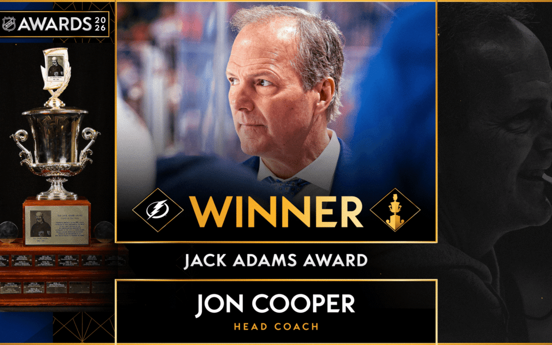 Cooper of Lightning wins Jack Adams Award as top NHL coach