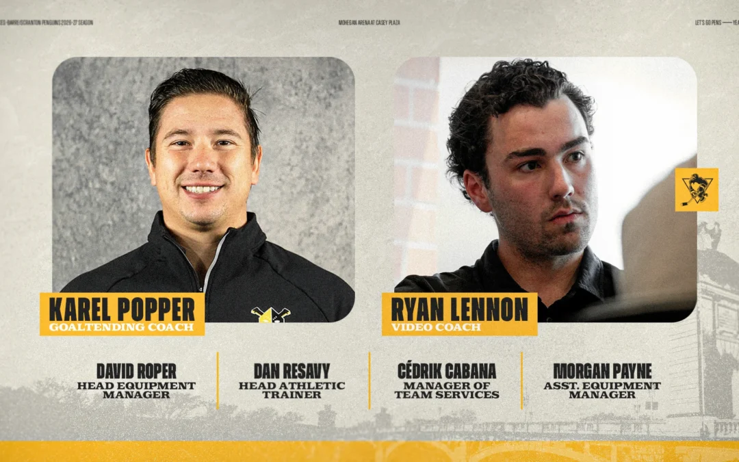 Penguins Announce Hockey Operations Additions, Promotions