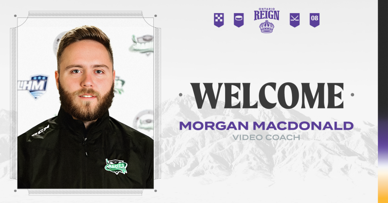 Morgan MacDonald named Ontario Reign Video Coach